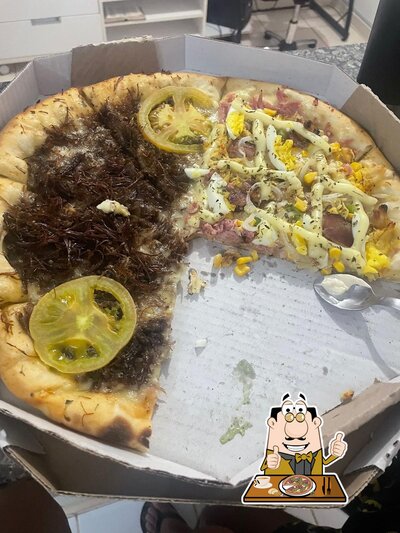 Peça diferentes variedades de pizza