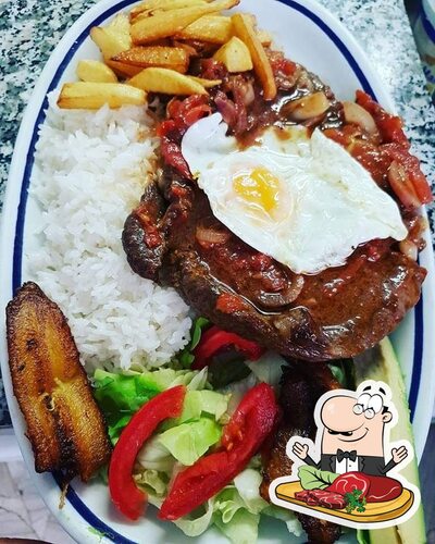 Prenditi pasti a base di carne dal menu