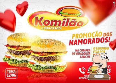 Experimente um hambúrguer no Juninho Lanches