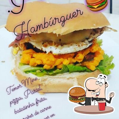 Deguste um dos hambúrgueres servidos no Point do hambúrguer em caf