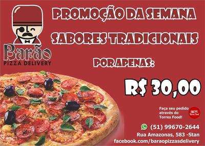 Leia as informações sobre o Barão Pizzas