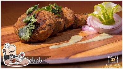 22 Civil Lines serves meat meals