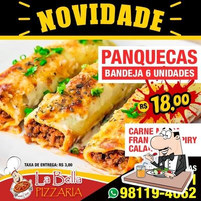 Platos en La Bella Pizzaria