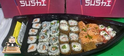 Experimente diferentes opções de sushi
