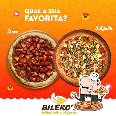 Escolha pizza no Bileko's