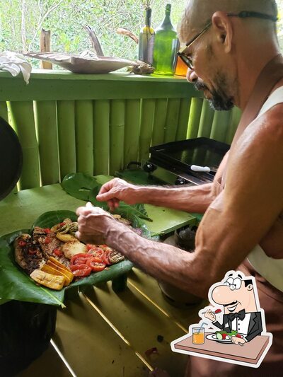 Comida em Bar do Bru