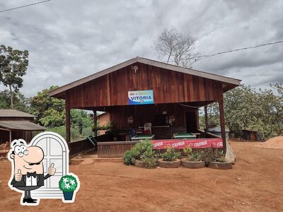 o exterior é uma característica importante do Bar da Madalena