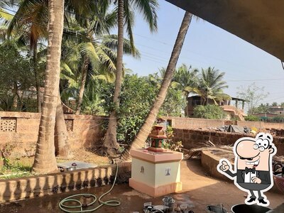 Enjoy the view at the outside area of Pournima Resort