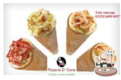 Platos en Pizzaria D'Cone Viamão RS