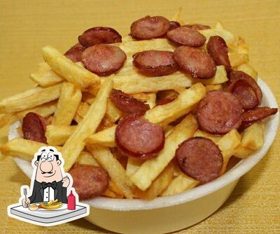 Você pode conseguir batatas fritas como acompanhamento ou lanche