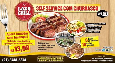 Aqui está a publicidade do LAZO GRILL Nilópolis RJ