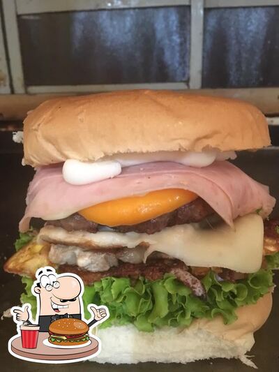 Delicie-se com um hambúrguer no Brothers lanches e pizzas