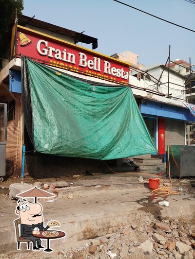 The exterior of Grain Bell Restaurant