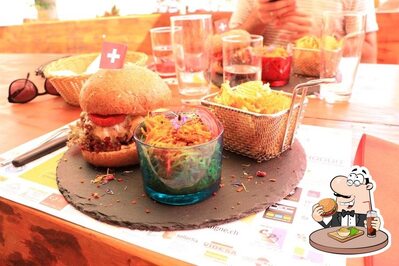 Concediti un bell'hamburger al ristorante Relais des Chasseurs