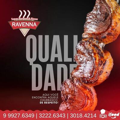 Aqui está a publicidade do Super Burger e Pizzas Ravenna. Lages SC