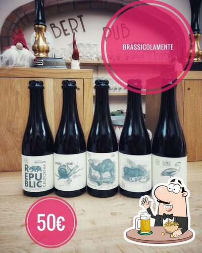 Bert Pub propone un'ampia selezione di birre