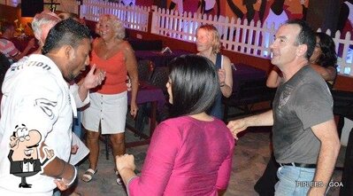 Take a seat at one of the tables at Fiplees GOA