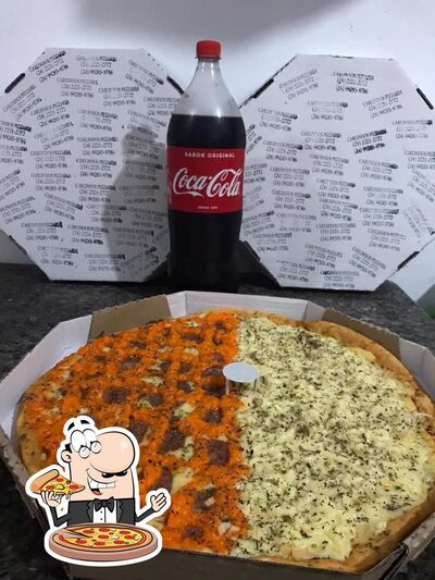 Escolha diferentes tipos de pizza