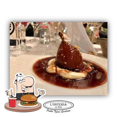 Concediti un bell'hamburger al ristorante L' Osteria Da Seby