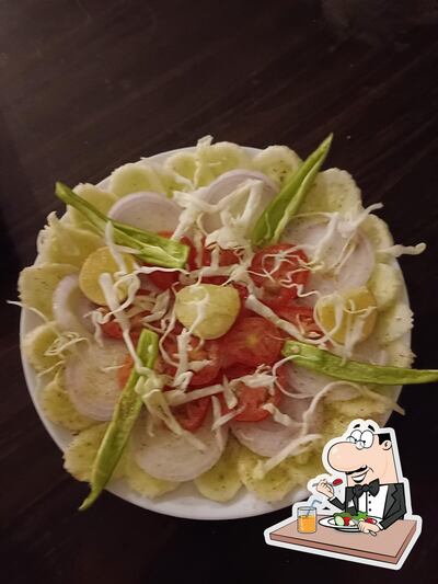 Food at Sakura restaurant