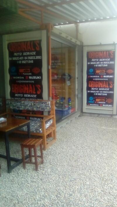 Aqui está a publicidade do Original's Moto Service