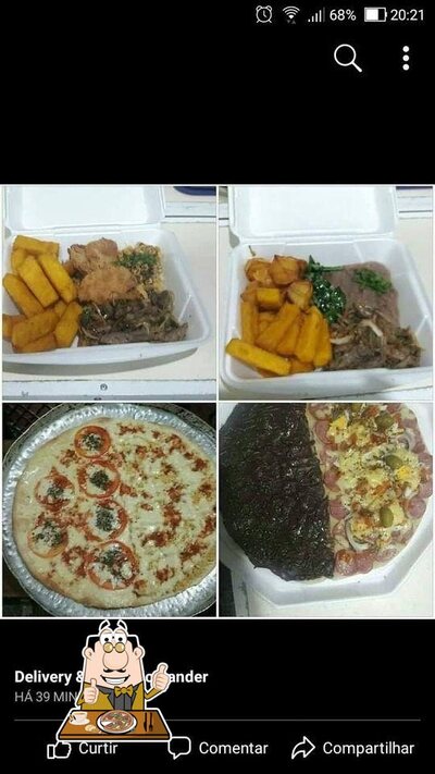 No Delivery do Sander, você pode conseguir pizza