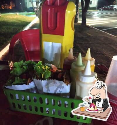 Gaucho Lanches oferece uma escolha de pratos doces