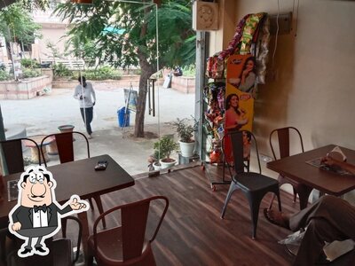 The interior of Singing Beans Cafe