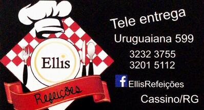O logotipo do Ellis Refeições