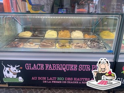 Glacier du roc propose un nombre de plats sucrés