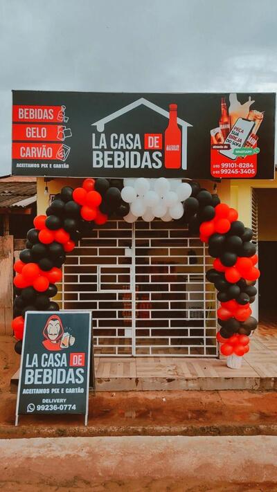 Aqui está a publicidade do LA CASA DE BEBIDAS