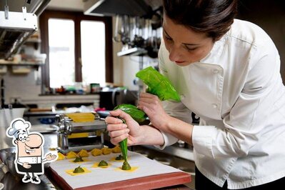 Lo chef del ristorante