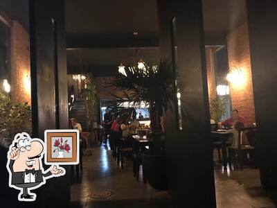 O interior do Fabbrica di Pizza