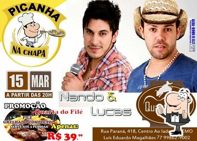A publicidade apresenta informações sobre o Na Chapa