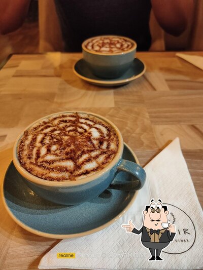 Enjoy a drink at AVOIR Cafe