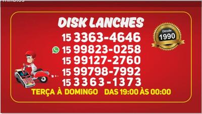 A publicidade mostra informações sobre o Maiza Lanches Boituva SP