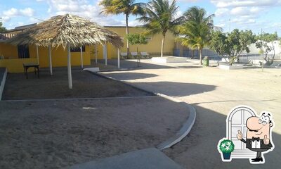 O exterior do Chácara Paraíso