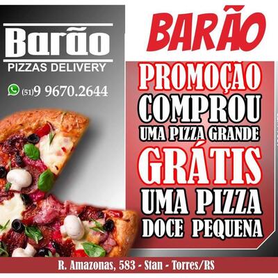 Aqui está a publicidade do Barão Pizzas