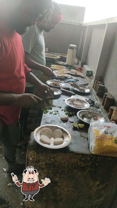 Food at Mahadev Dhaba