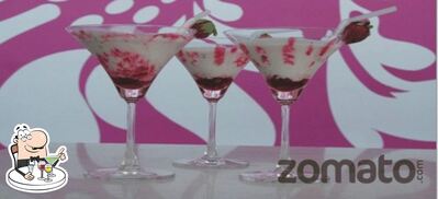 Choose from a variety of drinks at Pink Restaurant