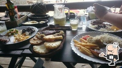 O interior do Caxangá Restaurante