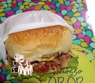 Comida em Rei do lanche