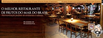 O interior do Coco Bambu
