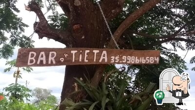 o exterior é uma característica importante do Bar e Restaurante da Tieta
