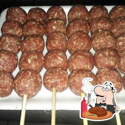 Escolha refeições de carne no Espetu's junto & misturado