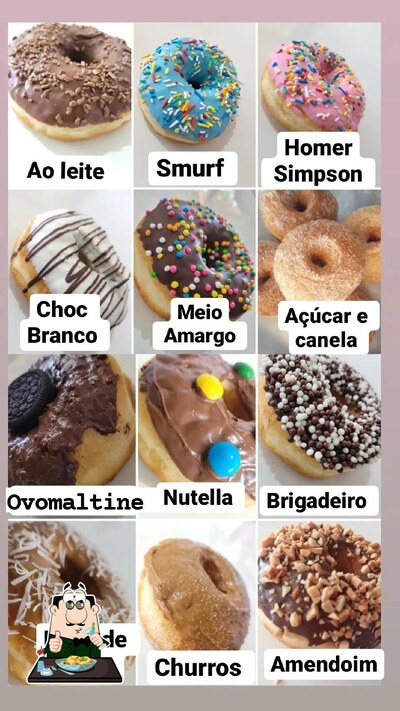 Comida em Crush Donuts