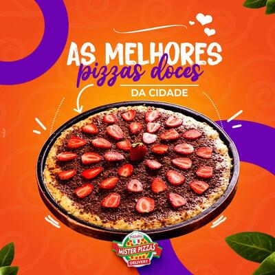 Aqui está a publicidade do Pizzaria Mister Pizzas Bebedouro SP