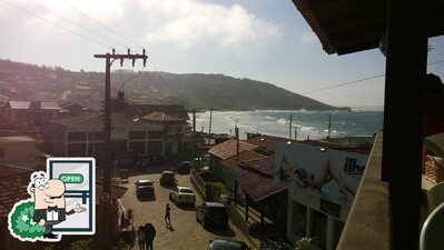 Desfrute da vista do exterior Restaurante Sacadas