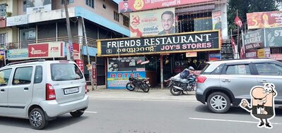 Enjoy the view at the outside area of Friends restaurant