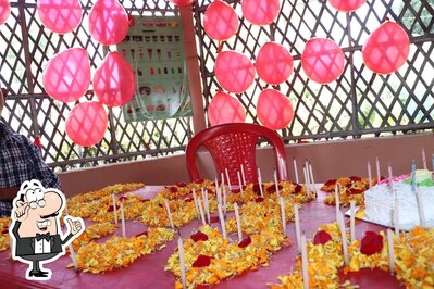 The interior of Rahul Food House